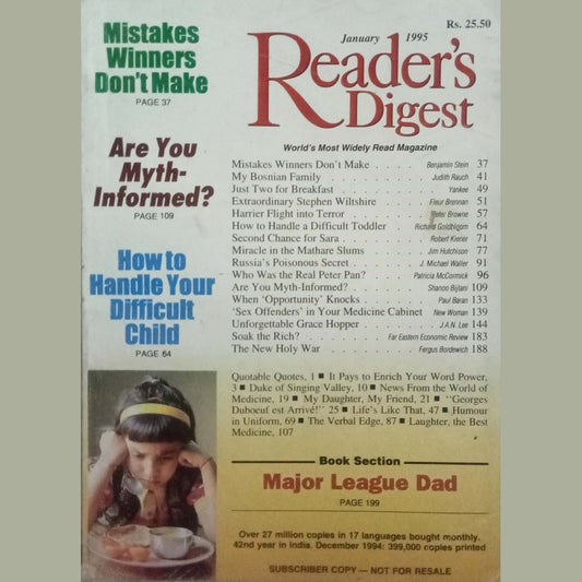 Reader's Digest January 1995