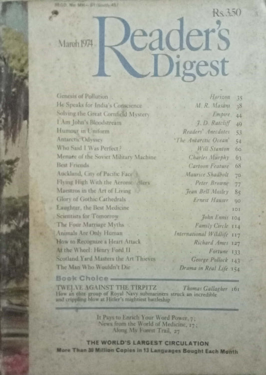 Reader's Digest March 1974