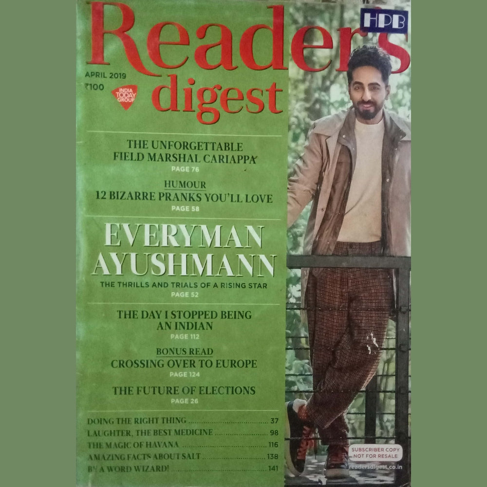 Reader's Digest April 2019