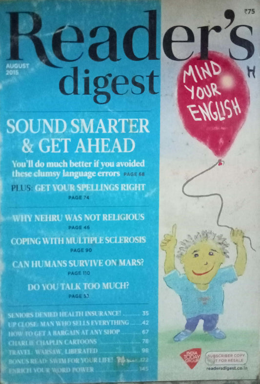 Reader's Digest August 2015