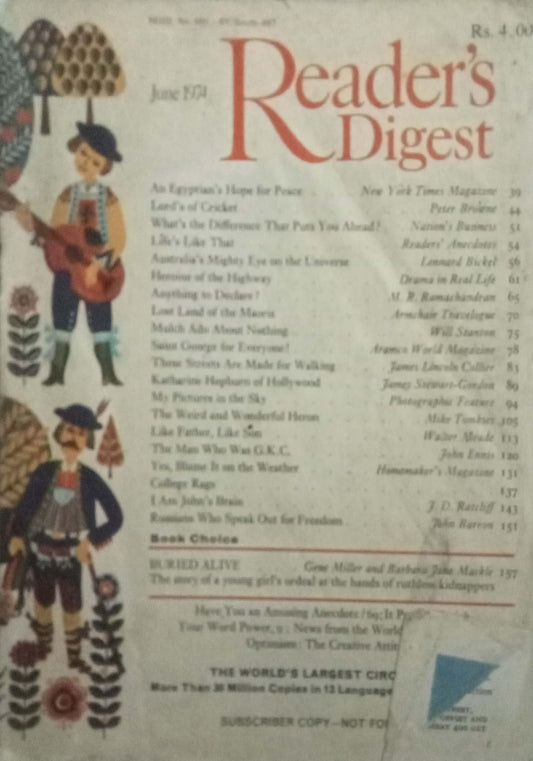 Reader's Digest June 1974