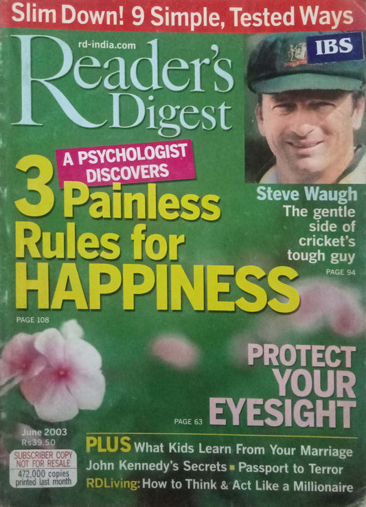Reader's Digest June 2003