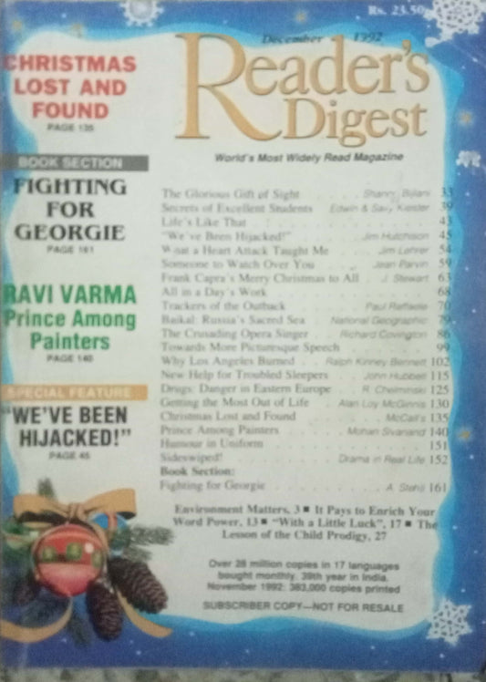 Reader's Digest December 1992