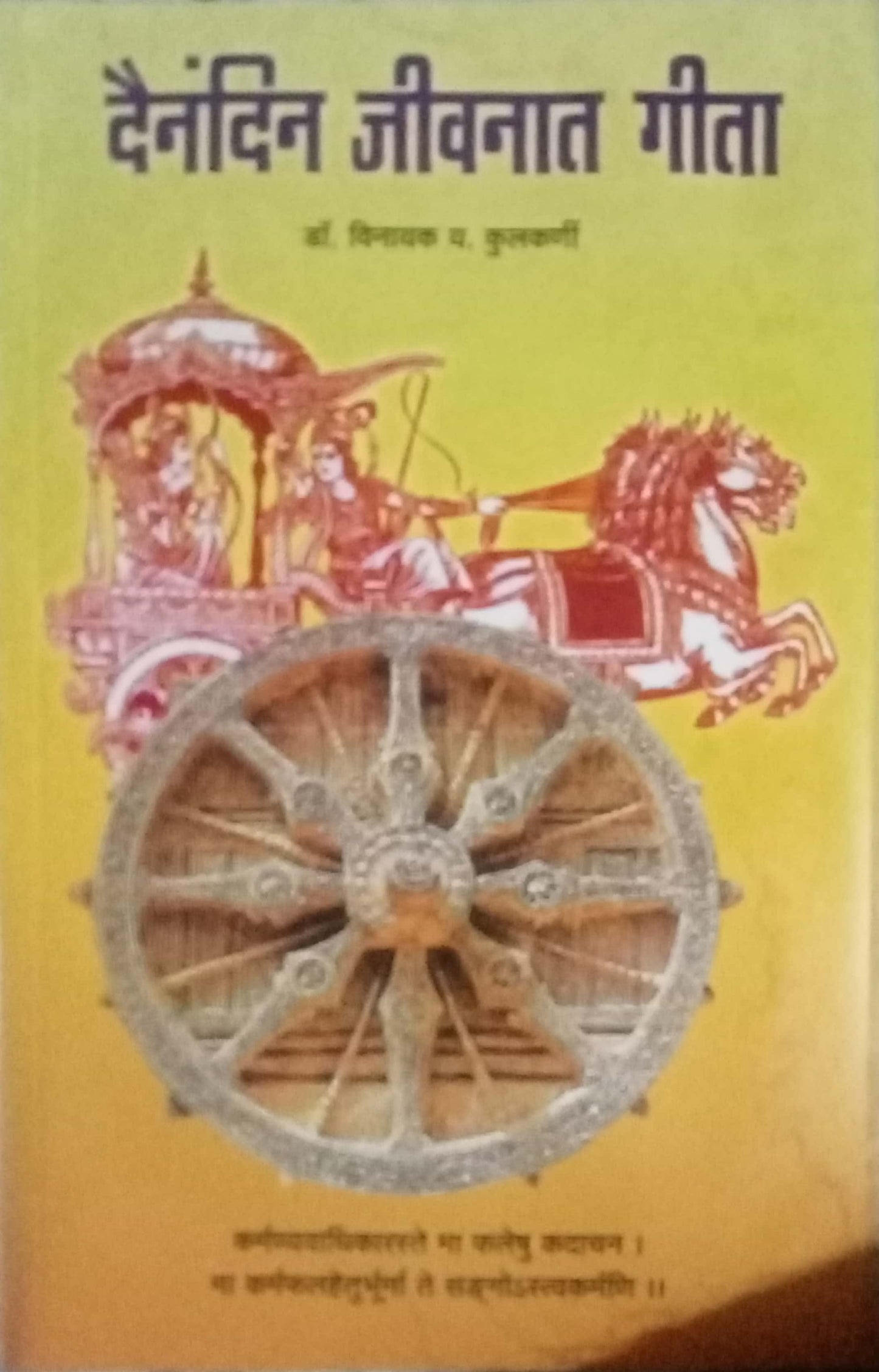 Dainandin Jeevanat Geeta by Dr. Vinayak P. Kulkarni