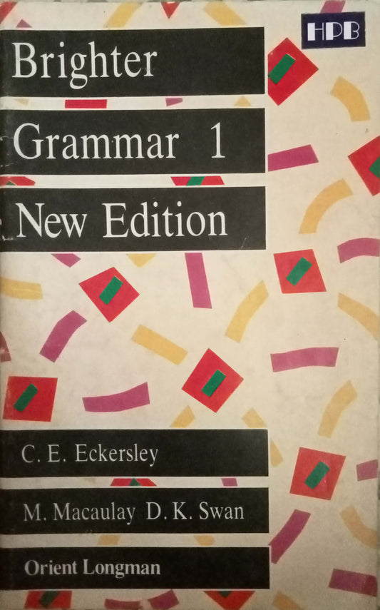 Brighter Grammar 1  by C.E. Eckersley