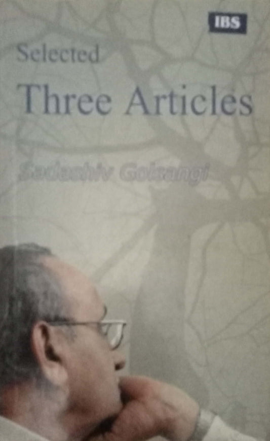 Selected Three Articles by Sadashiv Golsangi