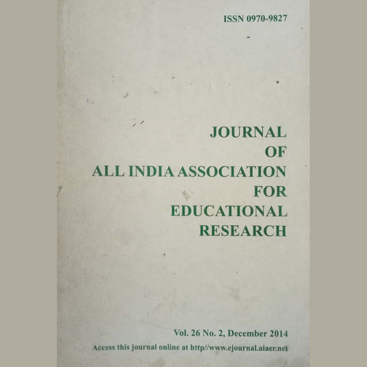 Journal Of All India Association For Educational Research