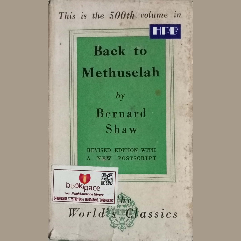 Back To Methuselan by Bernard Shaw