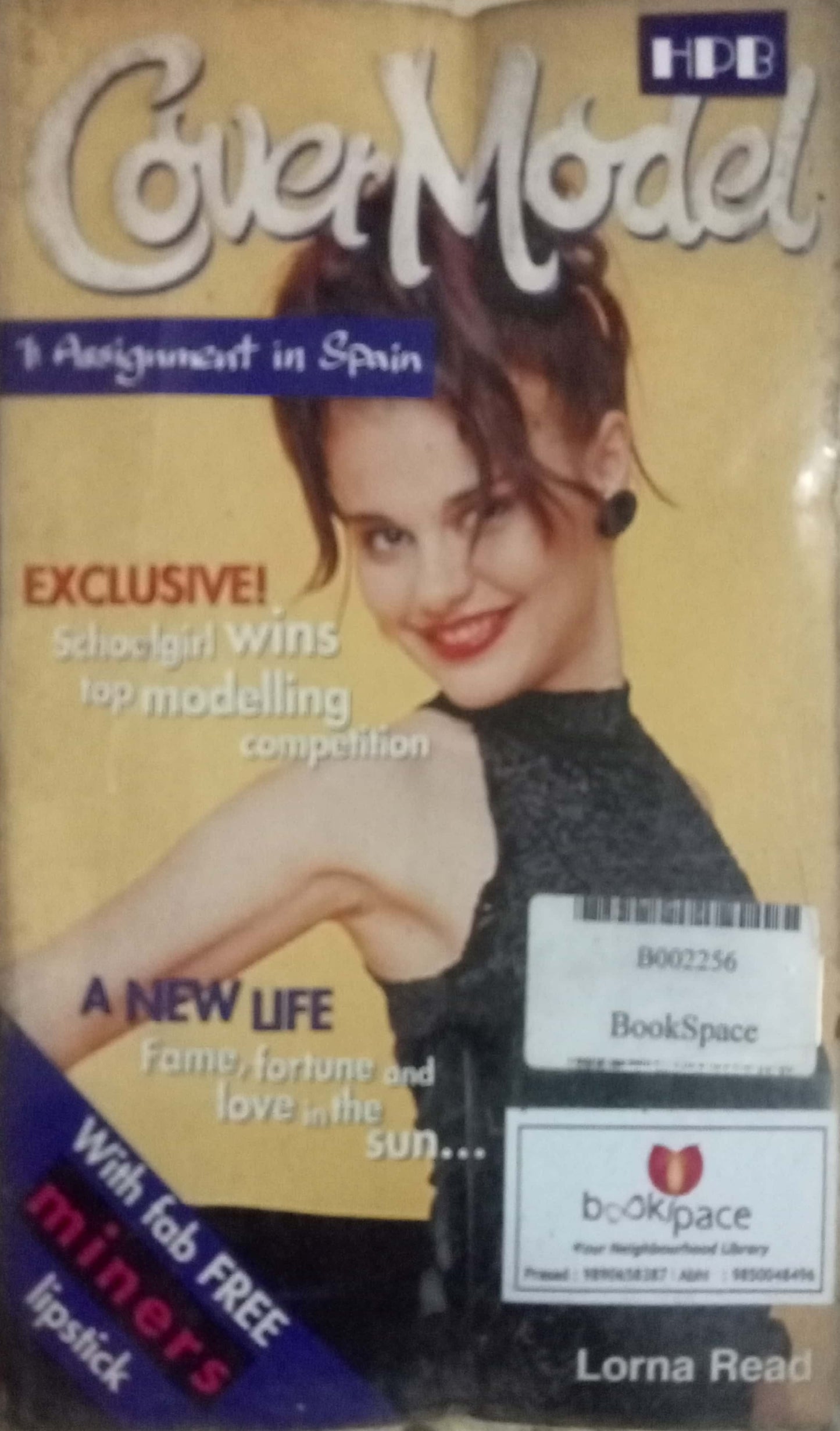 Cover Model by Lorna Read