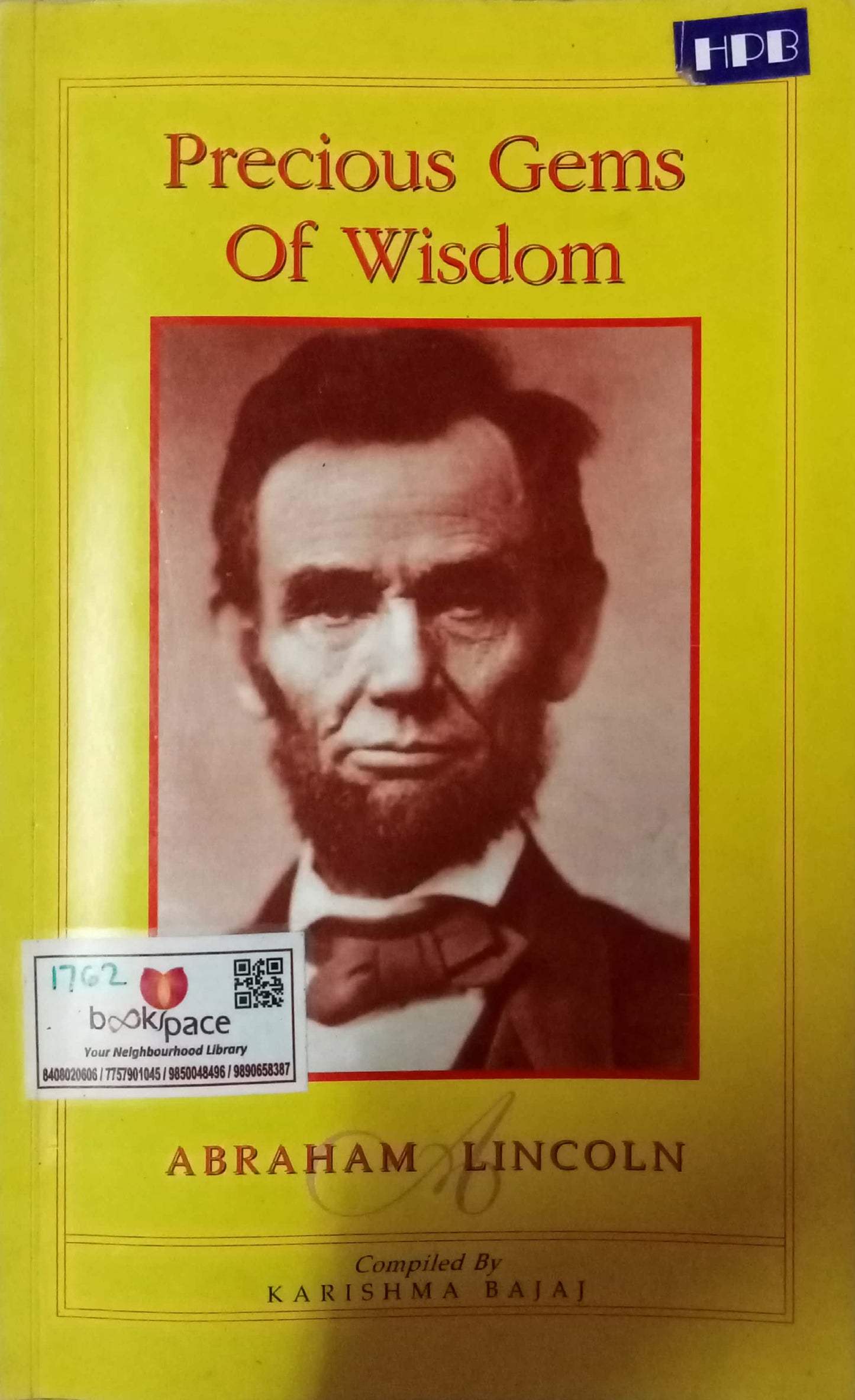 Precious Gems Of Wisdom by Abraham Lincoln