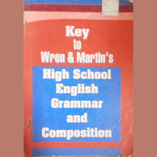 High School English Grammar Composition by Wren & Martin