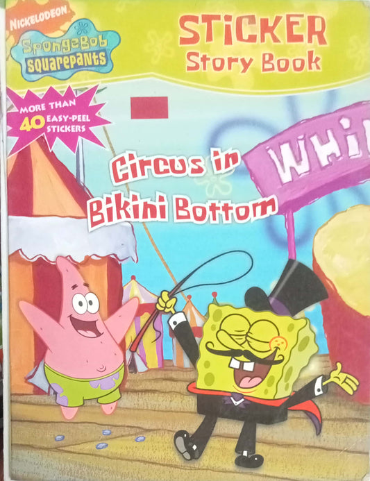 Sticker Story Book Circus Bikini Bottom (D)
