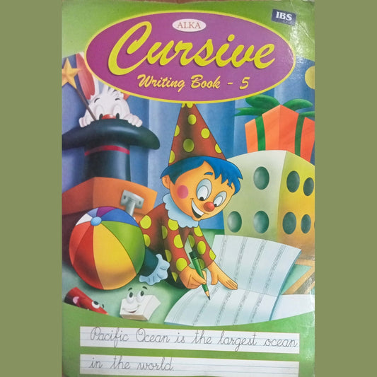 Alka Cursive Writing Book - 5 (D)