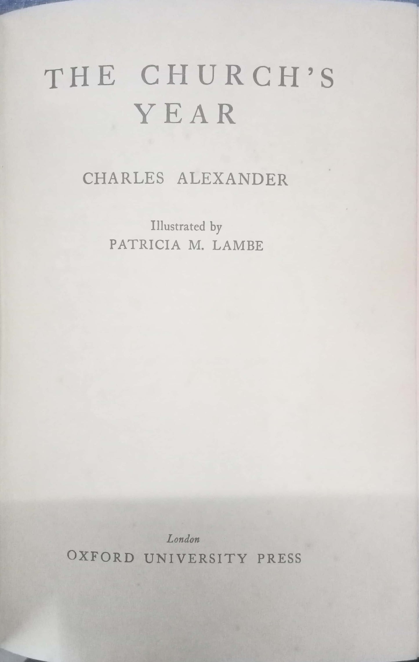 The Church's Year by Charles Alexander