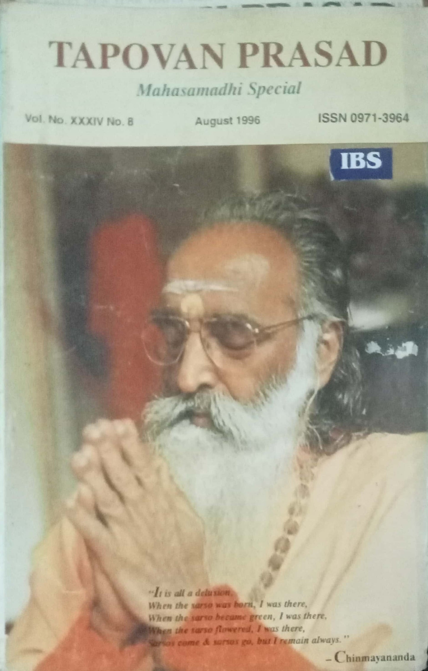 Tapovan Prasad August 1996