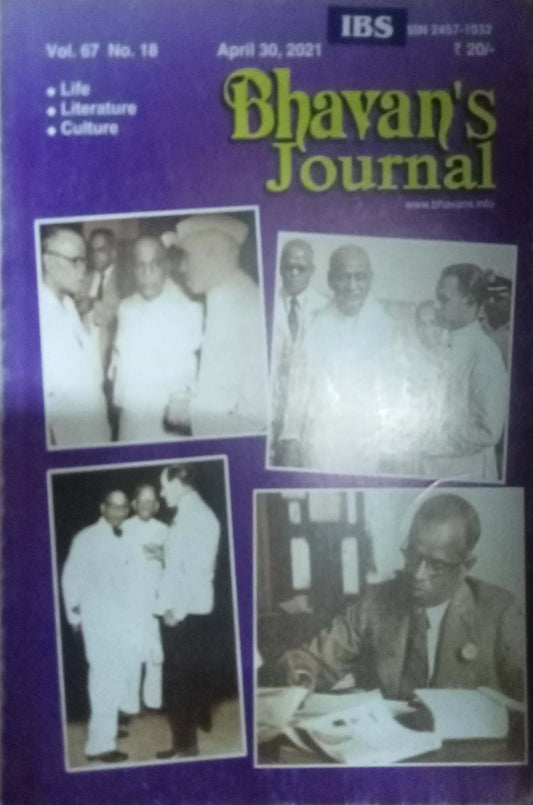 Bhavan's Journal April 30 2021