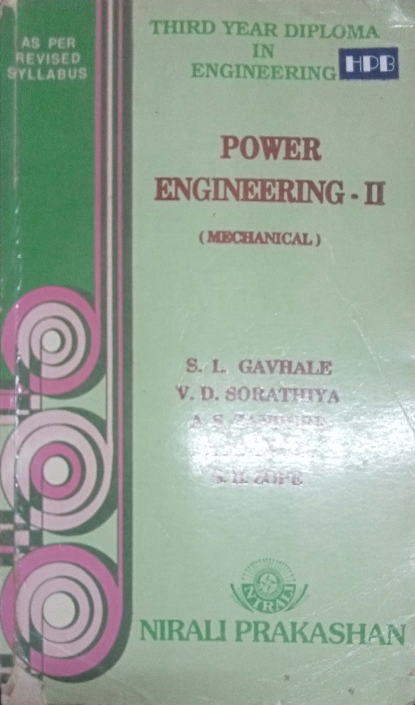Power Engineering II by S L Gavhale & Others