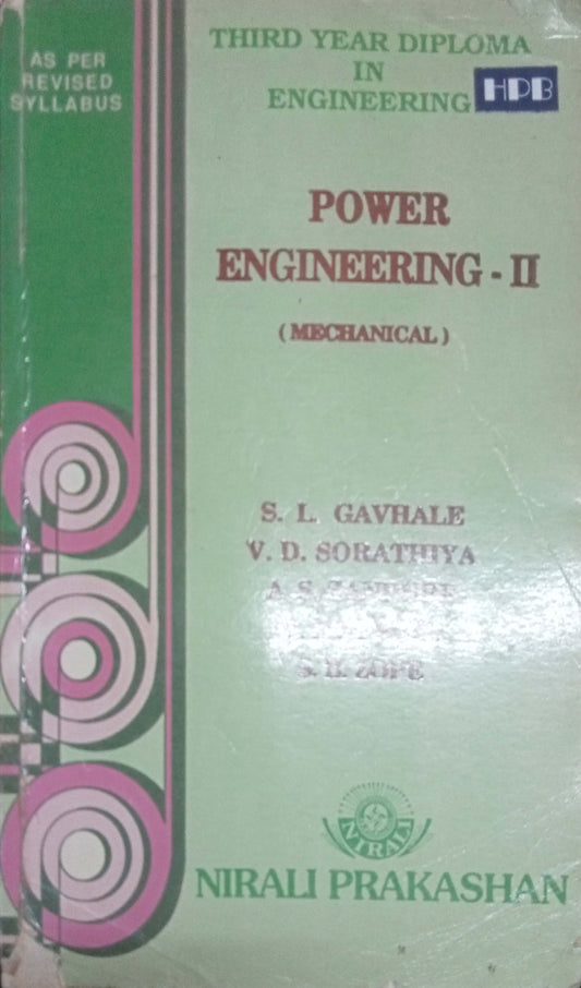 Power Engineering II by S L Gavhale & Others