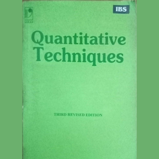 Quantitative Techniques by C R Kothari