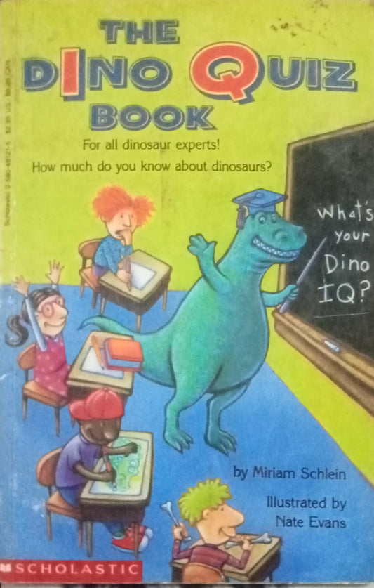 The Dino Quiz Book by Miriam Schlein