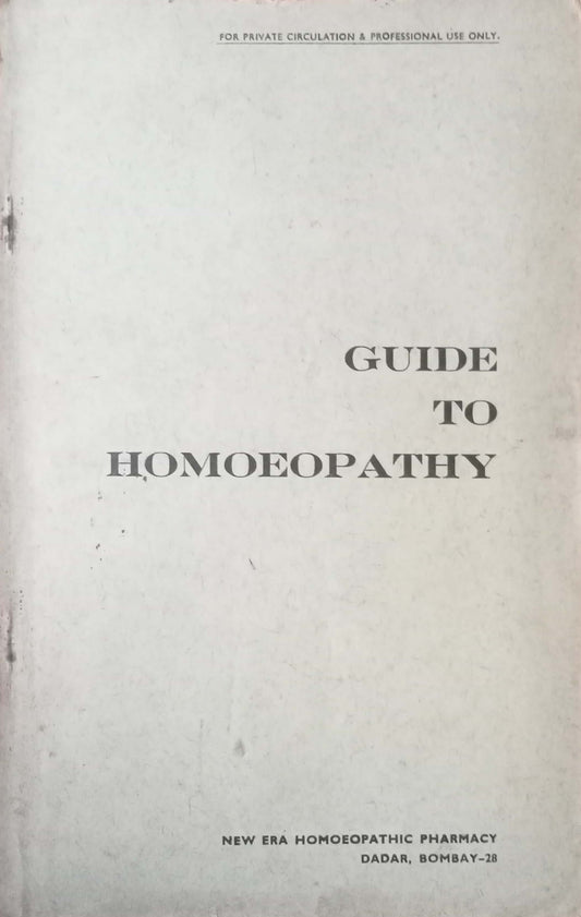 Guide Of Homoeopathy