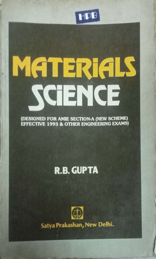 Materials Science by R B Gupta
