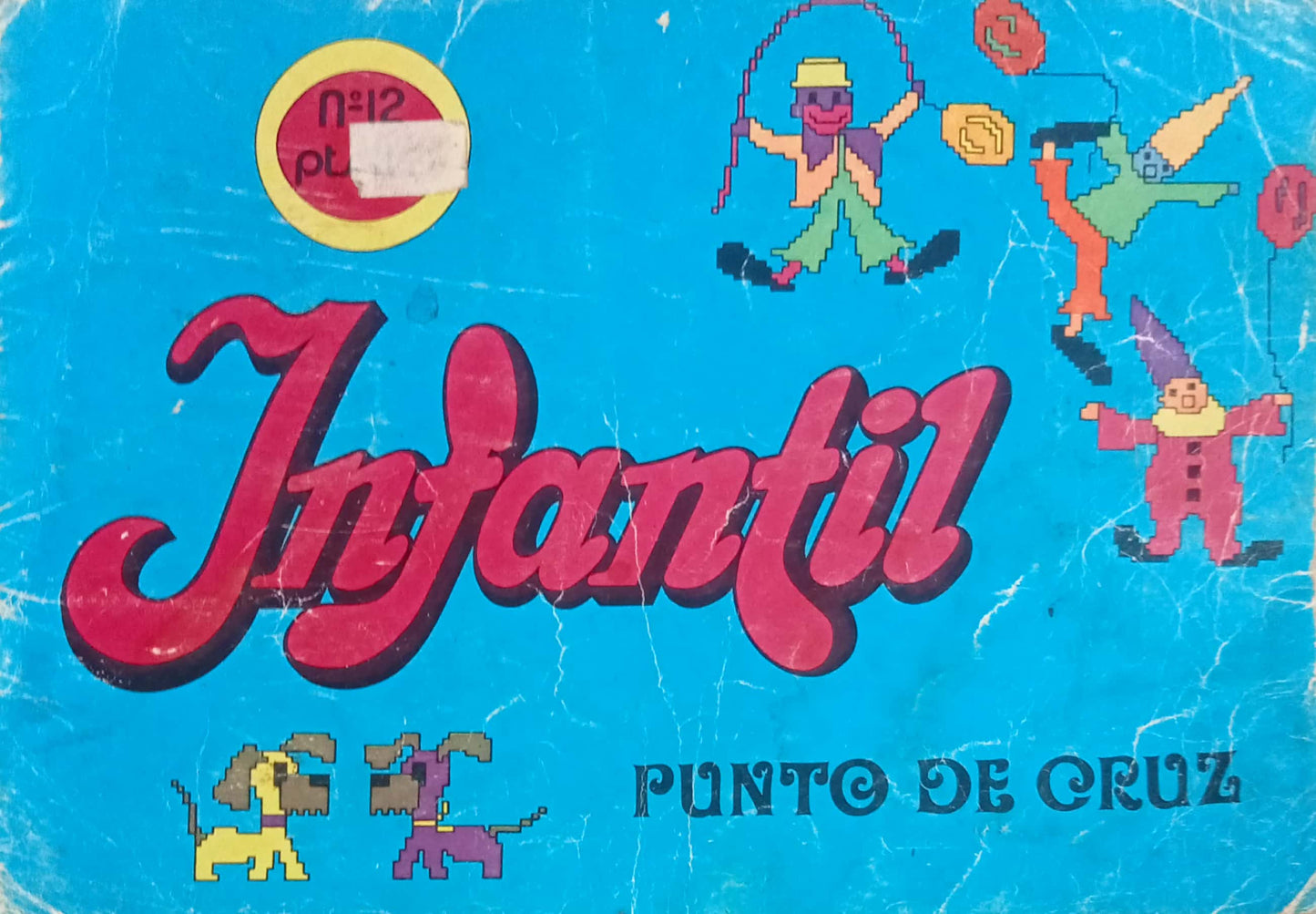 Punto de Cruz Infantil (Children's Cross-Stitch) (vintage Spanish magazine)