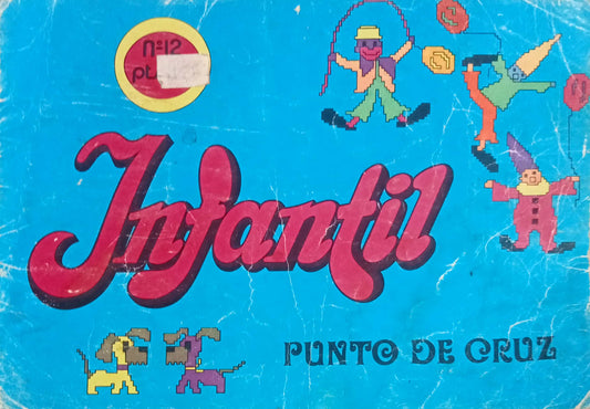 Punto de Cruz Infantil (Children's Cross-Stitch) (vintage Spanish magazine)