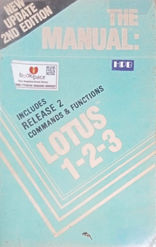 instructional manual for Lotus 1-2-3 Release 2