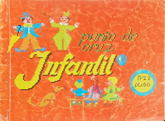 Punto de Cruz Infantil (Children's Cross-Stitch) (vintage Spanish magazine)