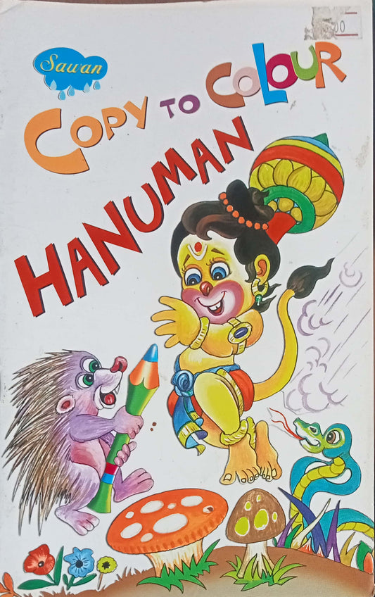 Copy To Colour Hanuman