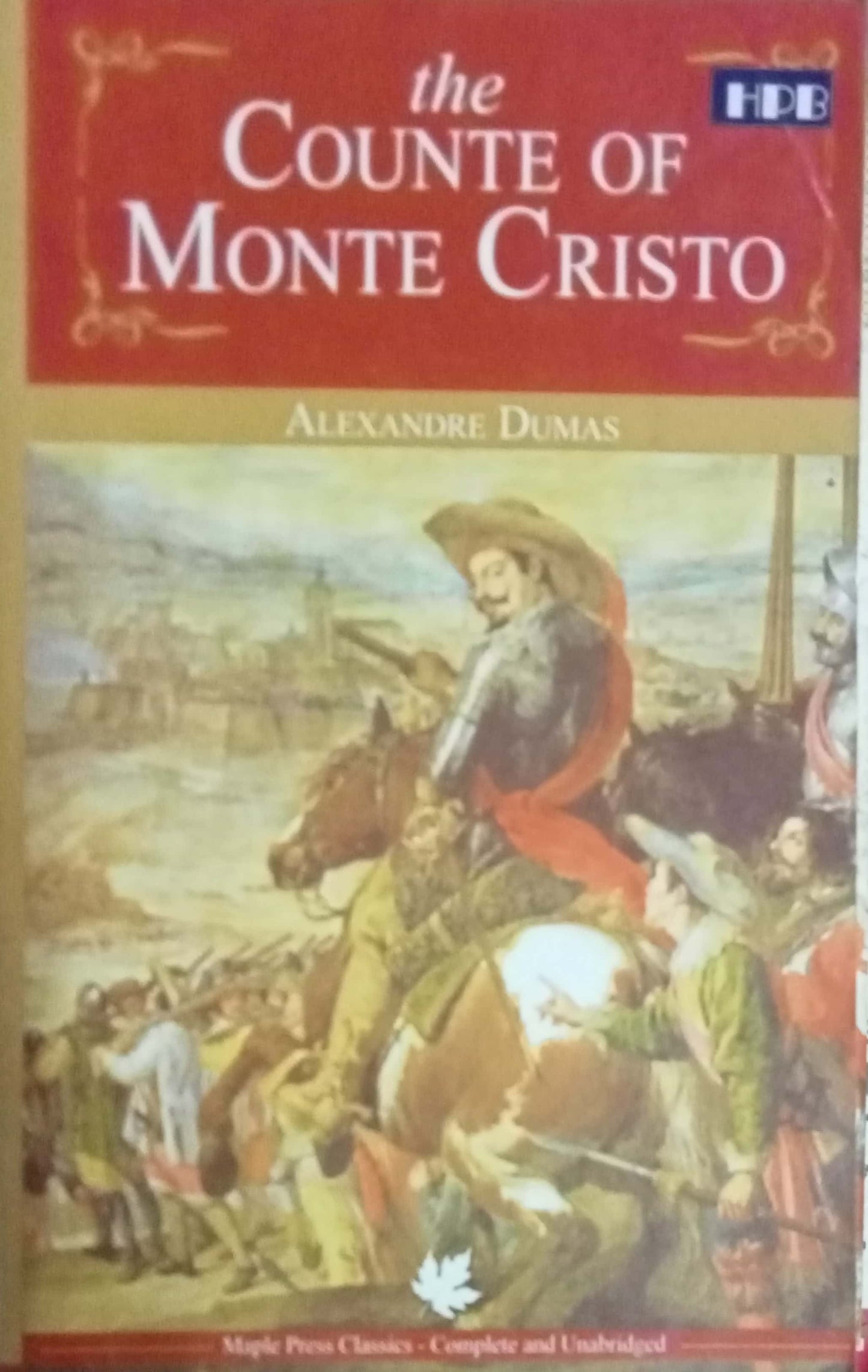 The Counte Of Monte Cristo by Alexander Dumas