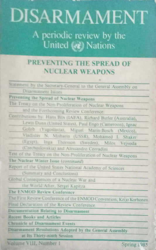 Disarmament