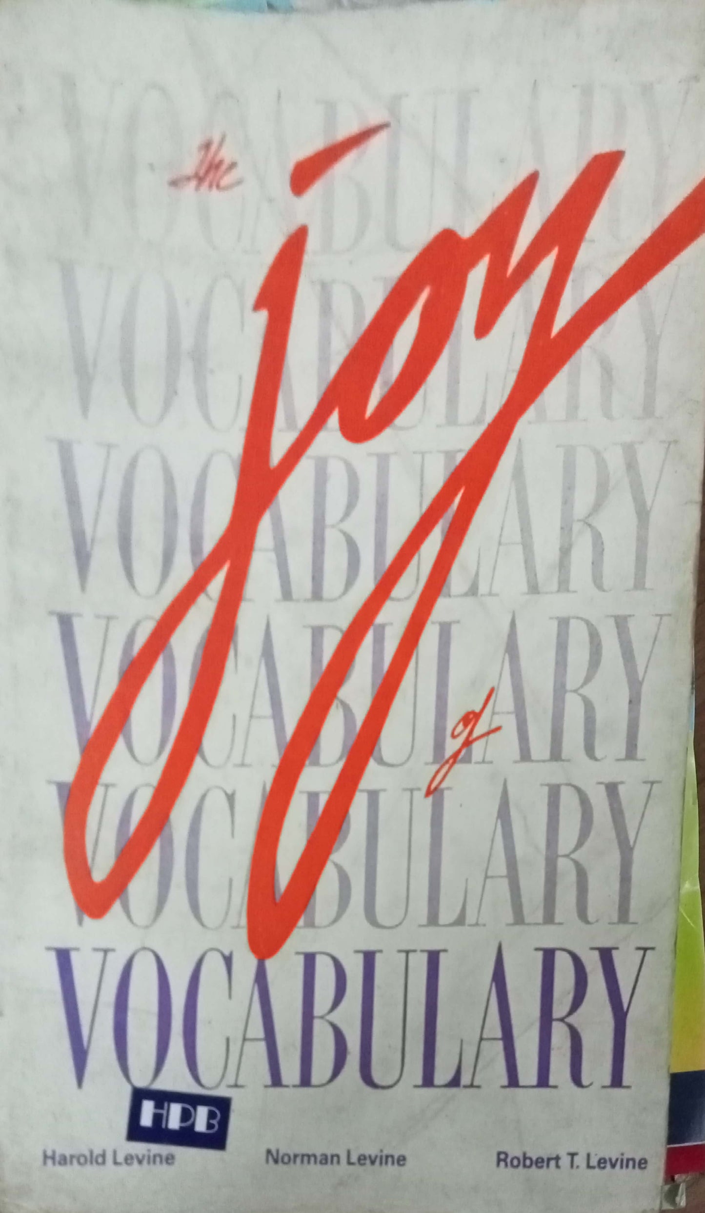 The Joy of Vocabulary by Harold Levine