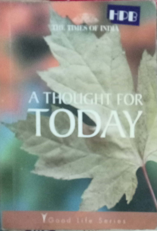 A Thought For Today