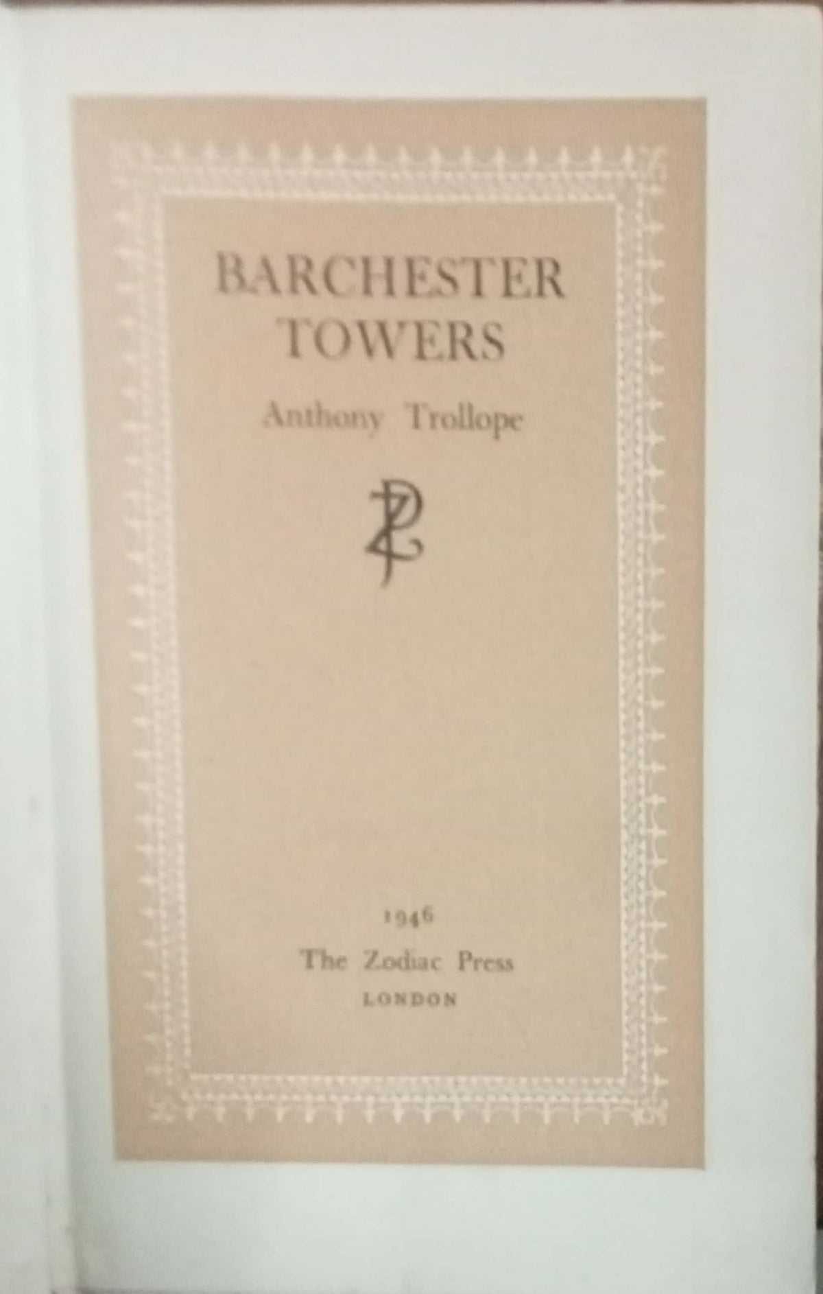 Barchester Towers by Anthony Trollope (HD)
