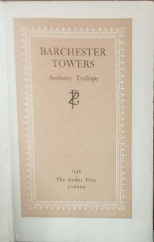 Barchester Towers by Anthony Trollope (HD)