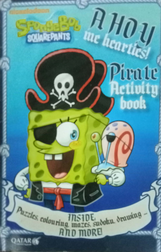 SpongeBob SquarePants "Ahoy Me Hearties!" Pirate Activity / Joke Book