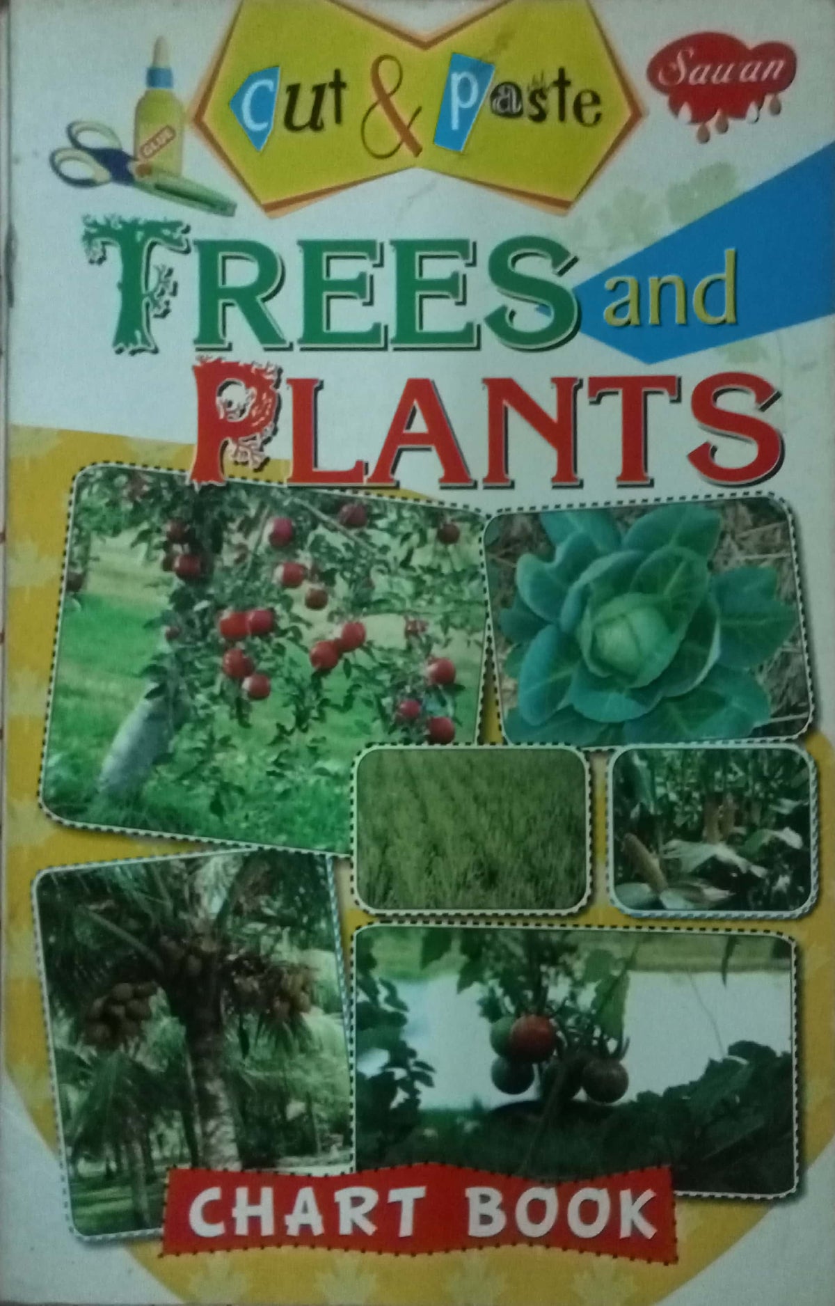 Cut And Paste Tree And Plants Cart Book