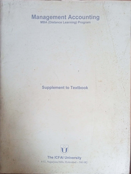 Management Accounting