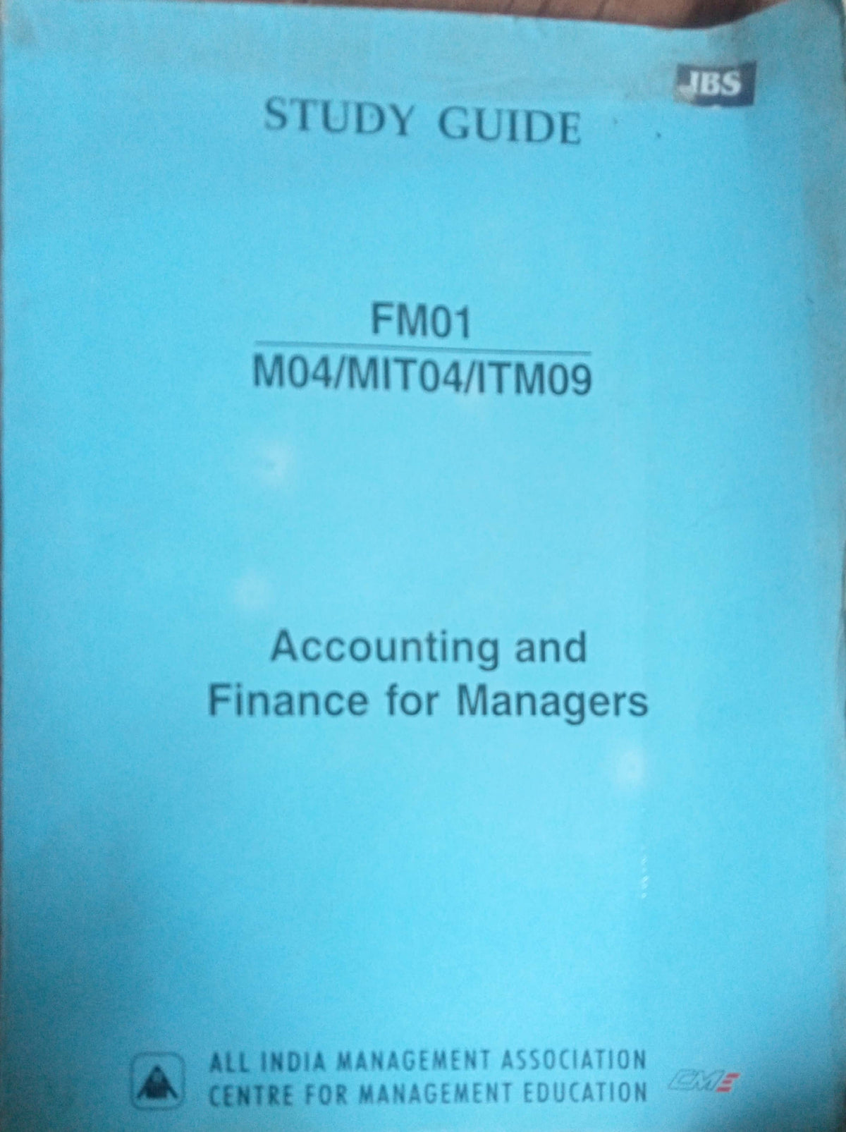 Accounting And Finance For Managers