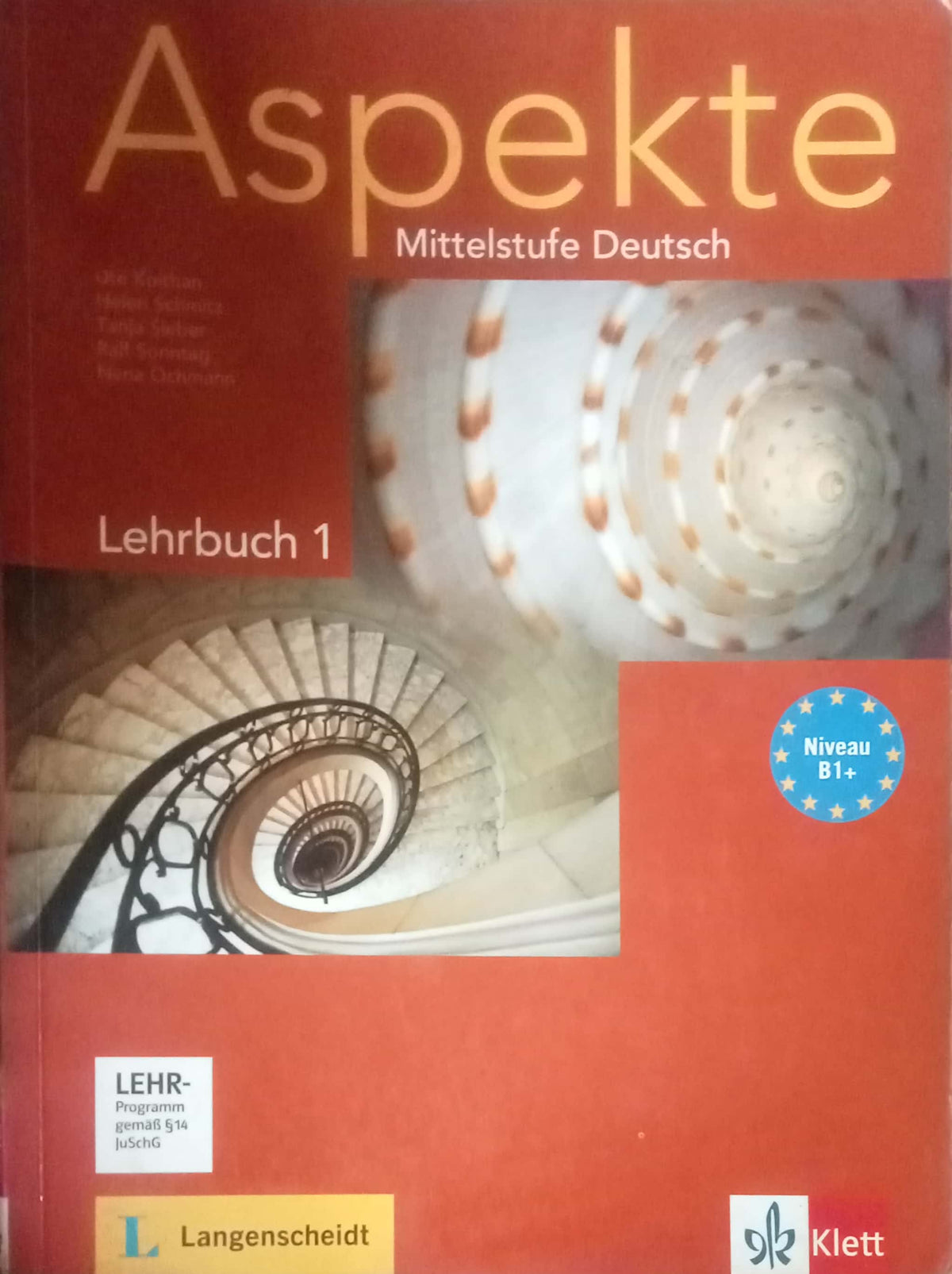 Aspekte: Mittelstufe Deutsch Lehrbuch 1 (Niveau B1+)