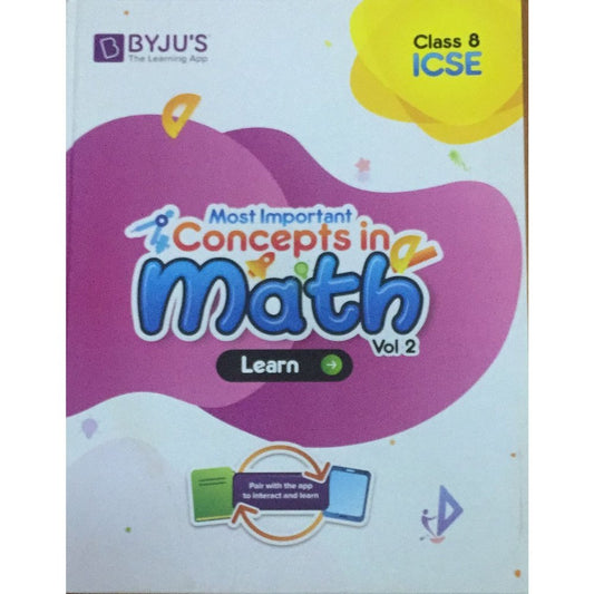 Byju's the learning App Most important concepts in Science...Vol-2, Class 8 ICSE