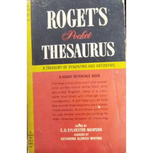 Roget's Pocket Thesauras