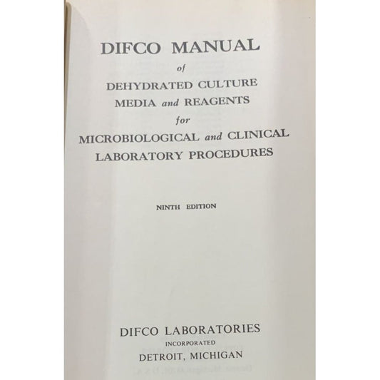 DIFCO MANUAL