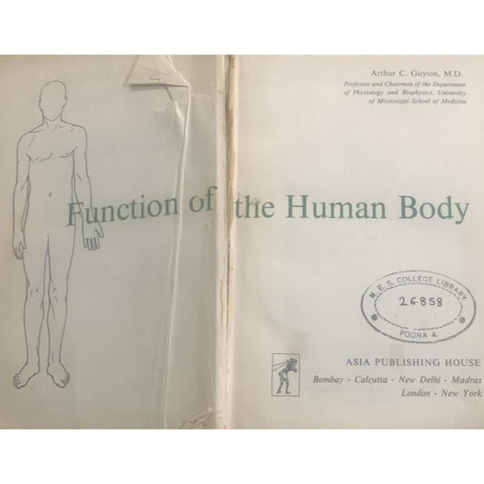 Functions of the Human Body Hard Bound Book