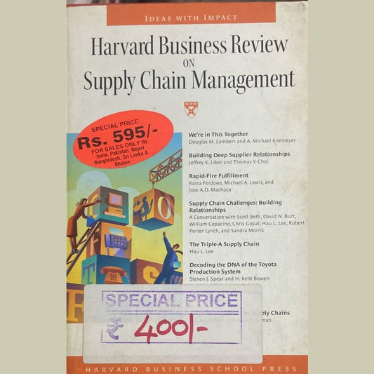 Harvard Business Review on Supply Chain Management