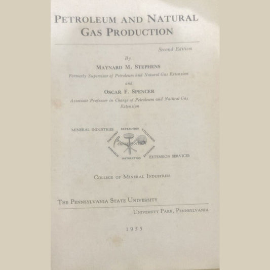 Petroleum and Natural Gas Production by Maynard Stephens, Oskar Spencer (HD)