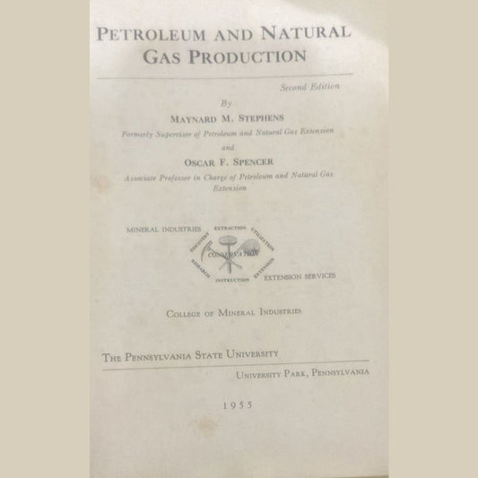 Petroleum and Natural Gas Production (Hard Bound Book)