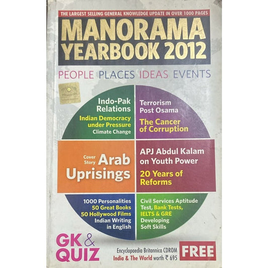 Manorama Year Book 2012 People Places  Ideas Events